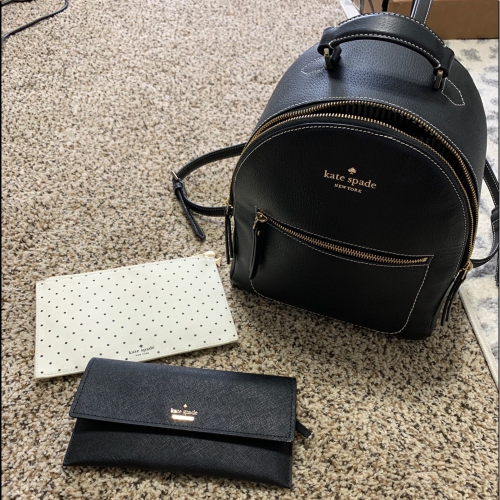 Kate Spade Backpack Purse with wallet and pouch